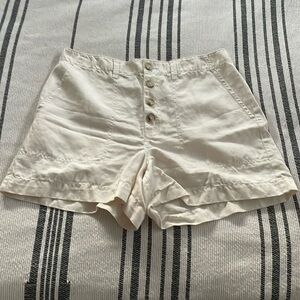LOFT cotton/linen shorts